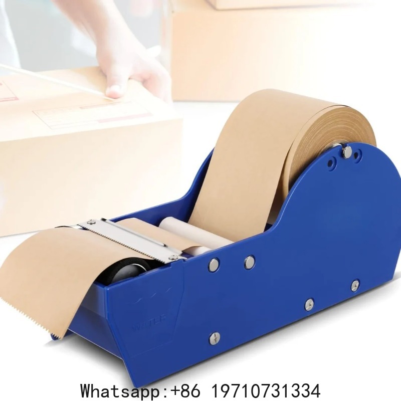 Tape Dispenser Weighted - Water-Activated Tape Dispenser, Manual Kraft Gum