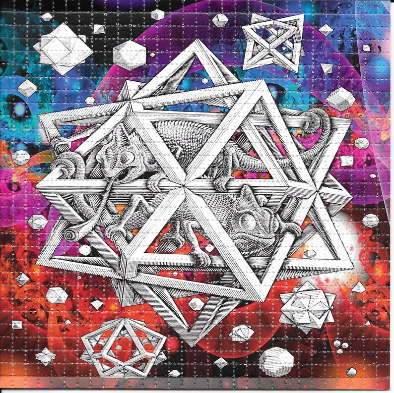 Ink Blotter Paper - Lizard Prism Psychedelic LSD Acid Free