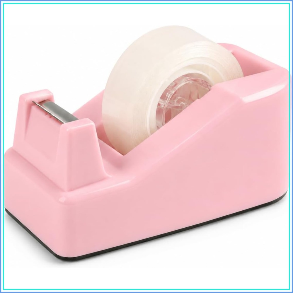 Tape Dispenser Weighted - Cute Tape Dispenser for Desk, Weighted