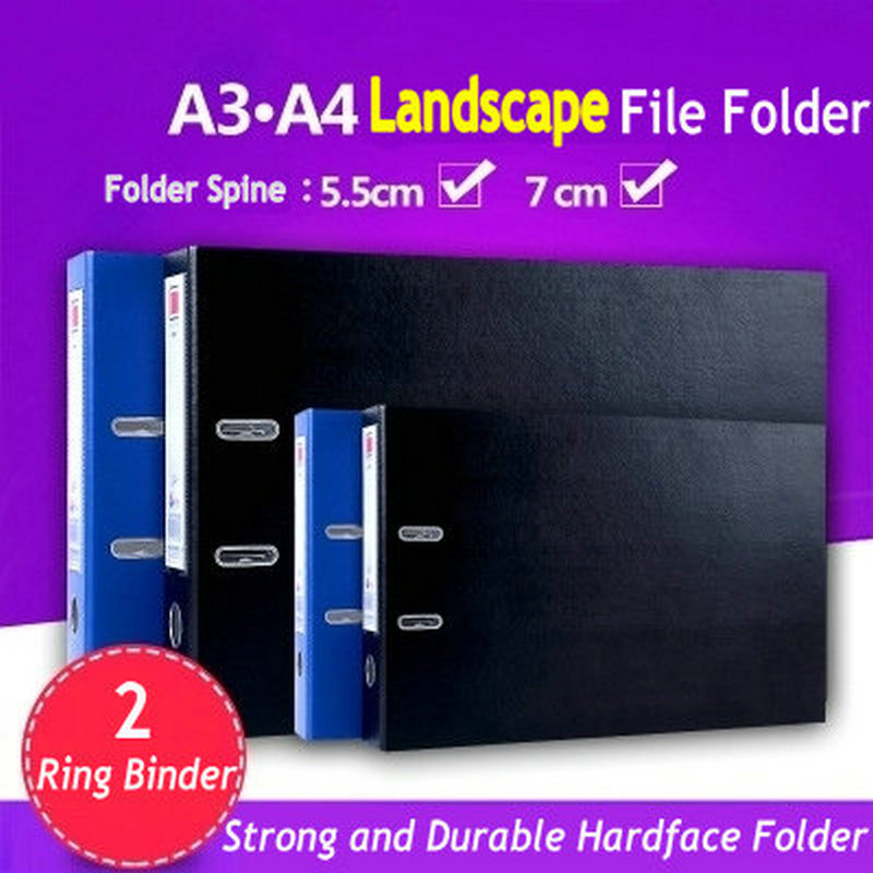 Binder A4 Lever - Landscape Lever Arch Folder A4 A3