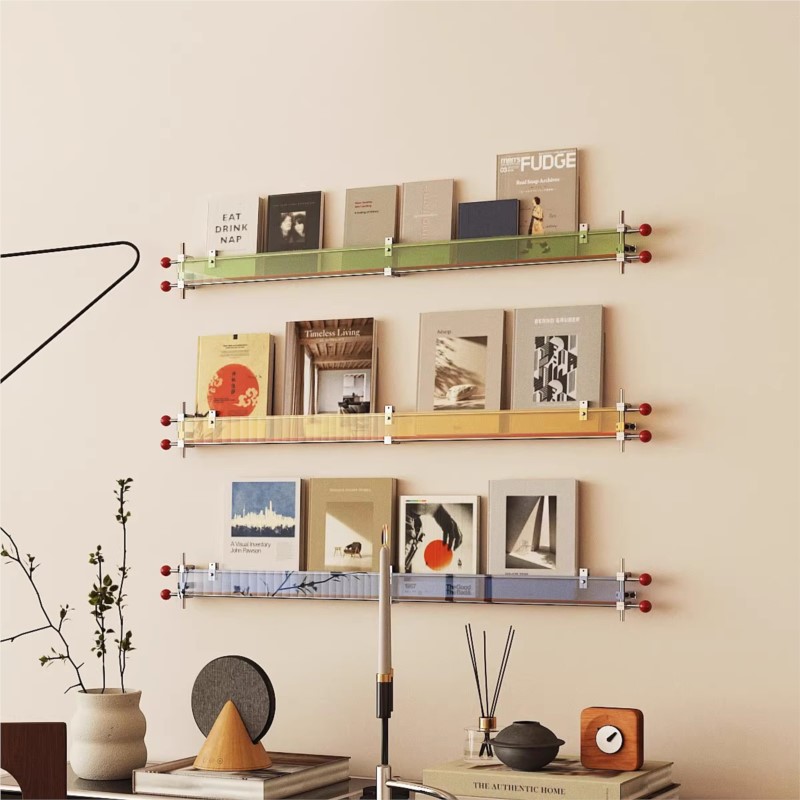 Magazine Holder Rack - Wall Mounted Display Rack Book Acrylic