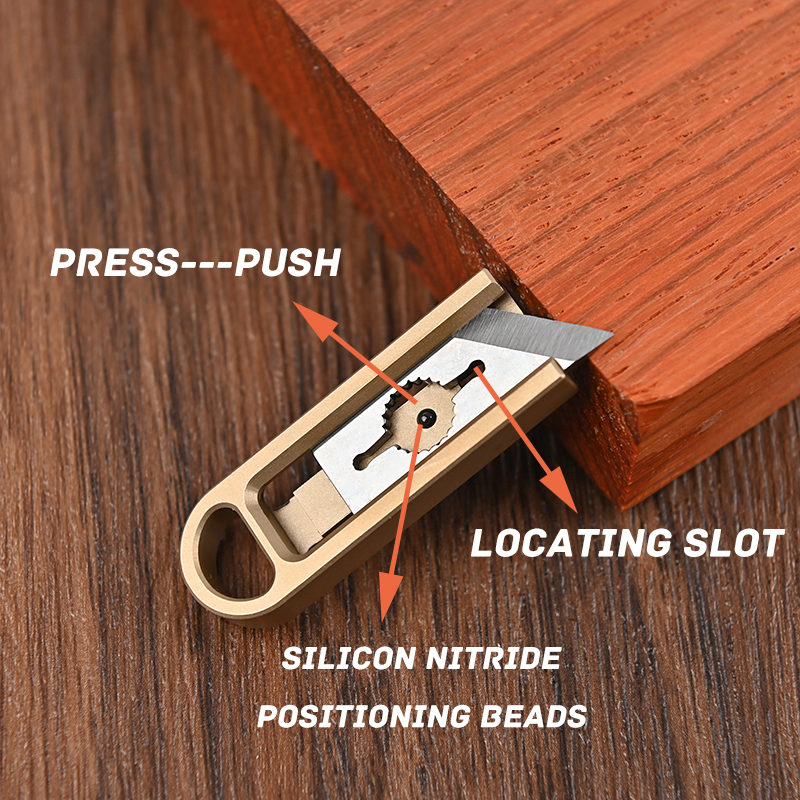 Titanium Alloy Mini Knife Shar - Letter Opener Brass recensie en prijs