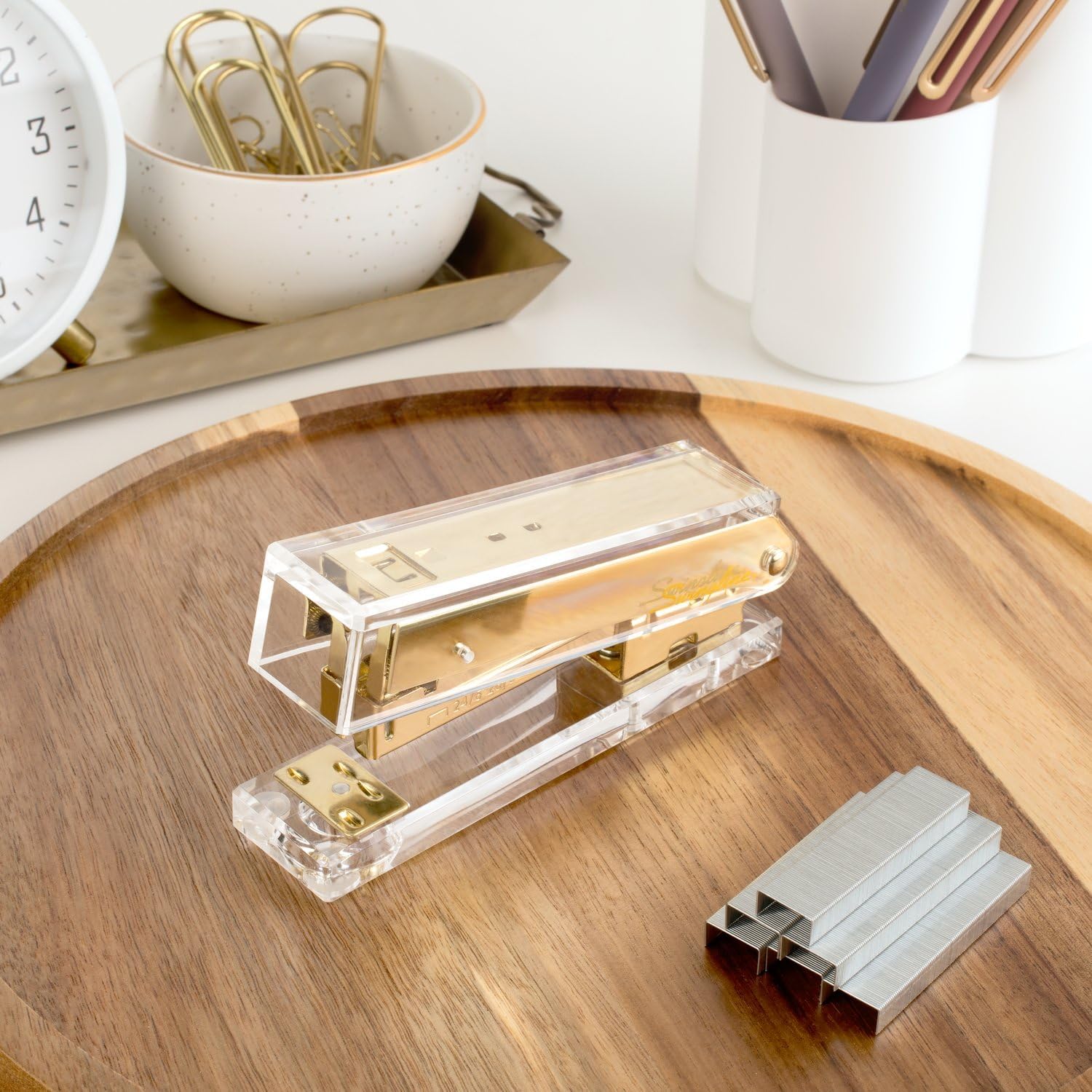 Swingline Compact Clear Acryli - Stapler Half Strip recensie en prijs