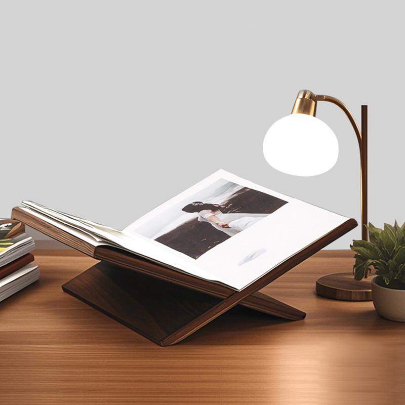 Book Display Stand Wooden Book - Magazine Holder Rack recensie en prijs