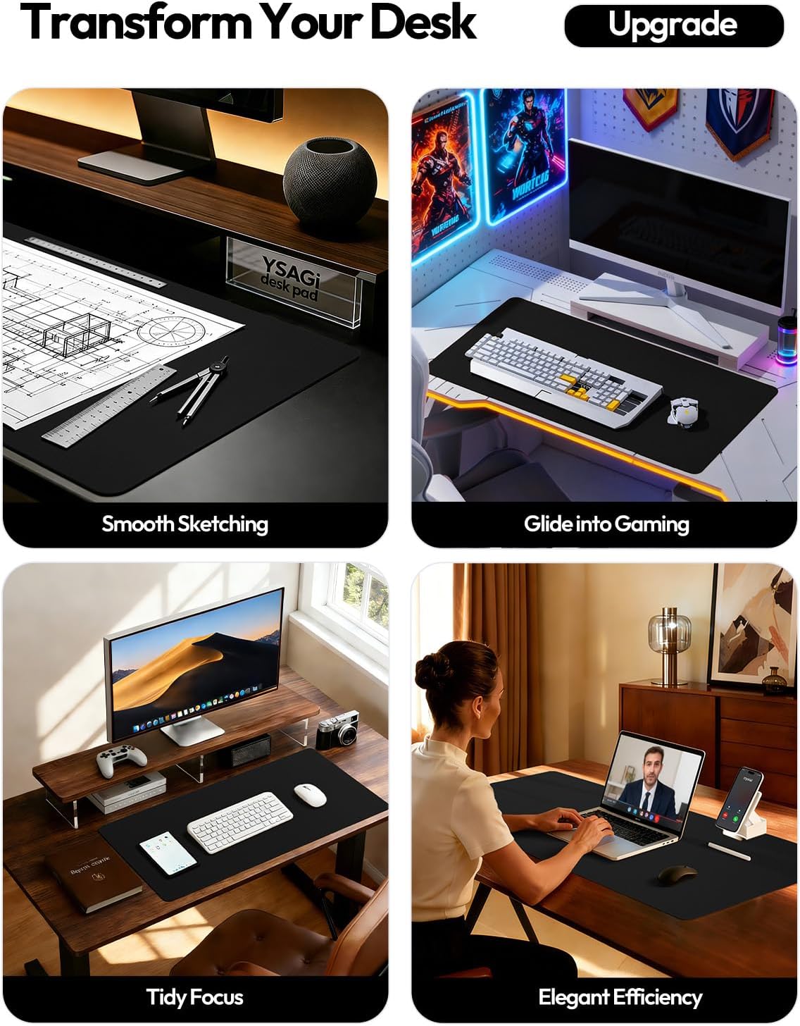 Leather Office Desk Pad Protec - Leather Desk Pad recensie en prijs