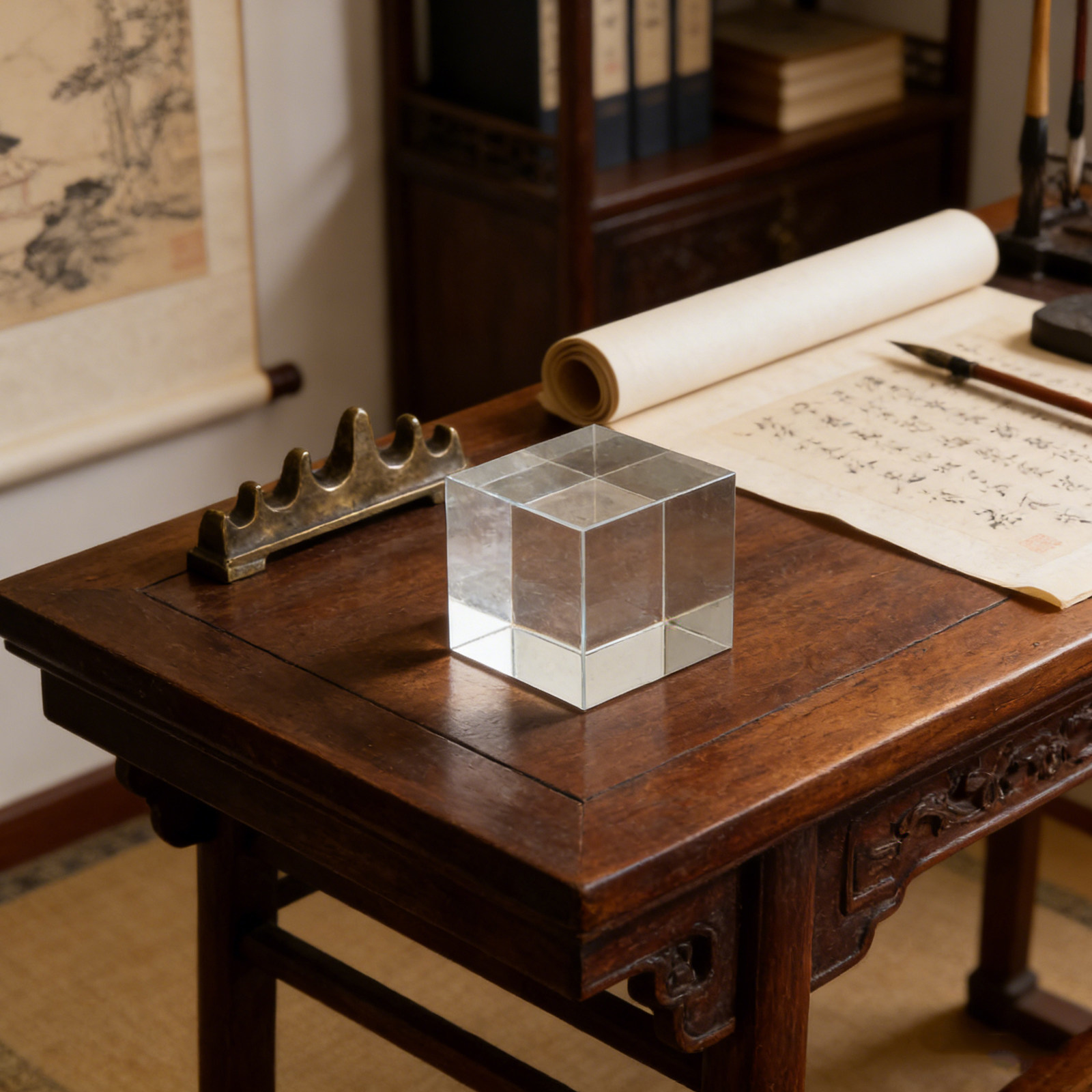 Square Clear Crystal Paperweig - Book Weight Glass recensie en prijs