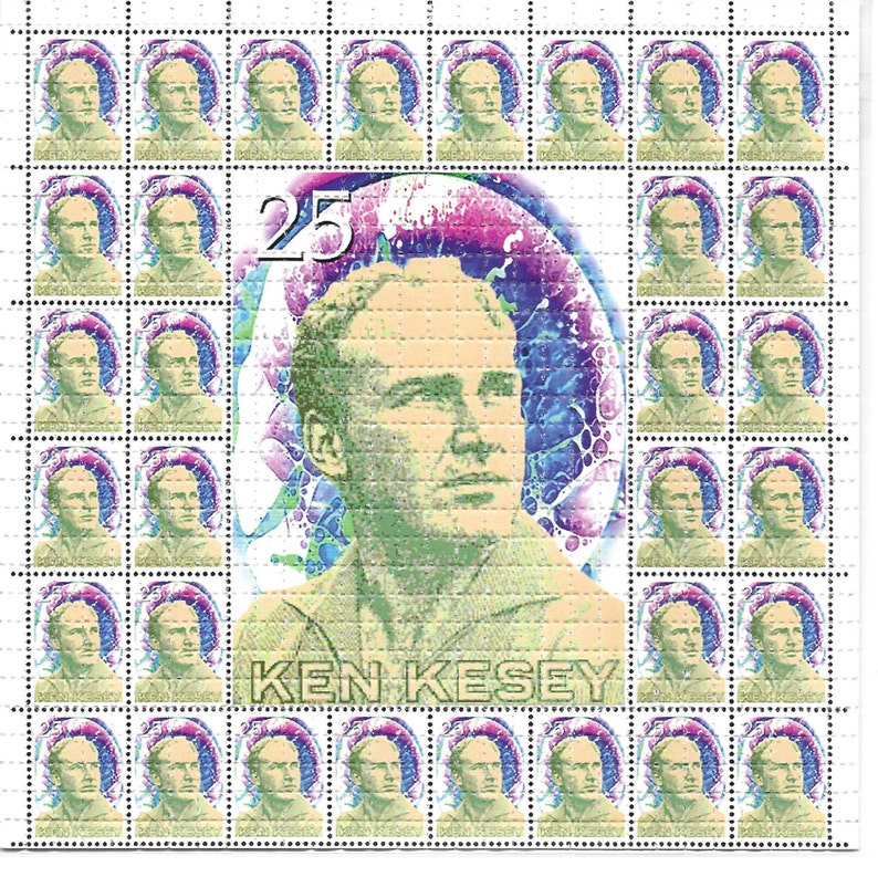 Kesey Stamps Psychedelic LSD A - Ink Blotter Paper recensie en prijs