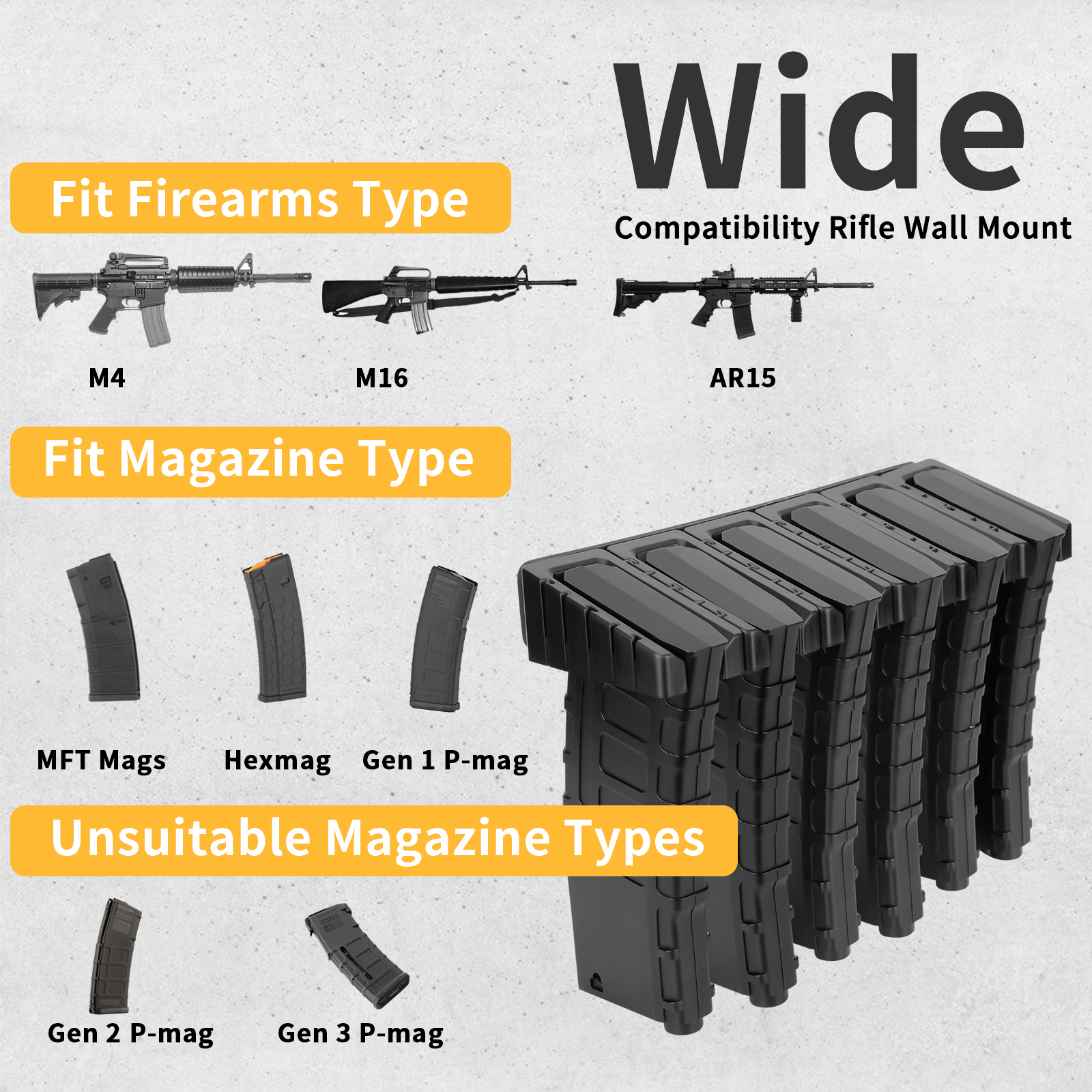 Adoreal Magnetic ABS 6 Standar - Magazine Holder Rack recensie en prijs