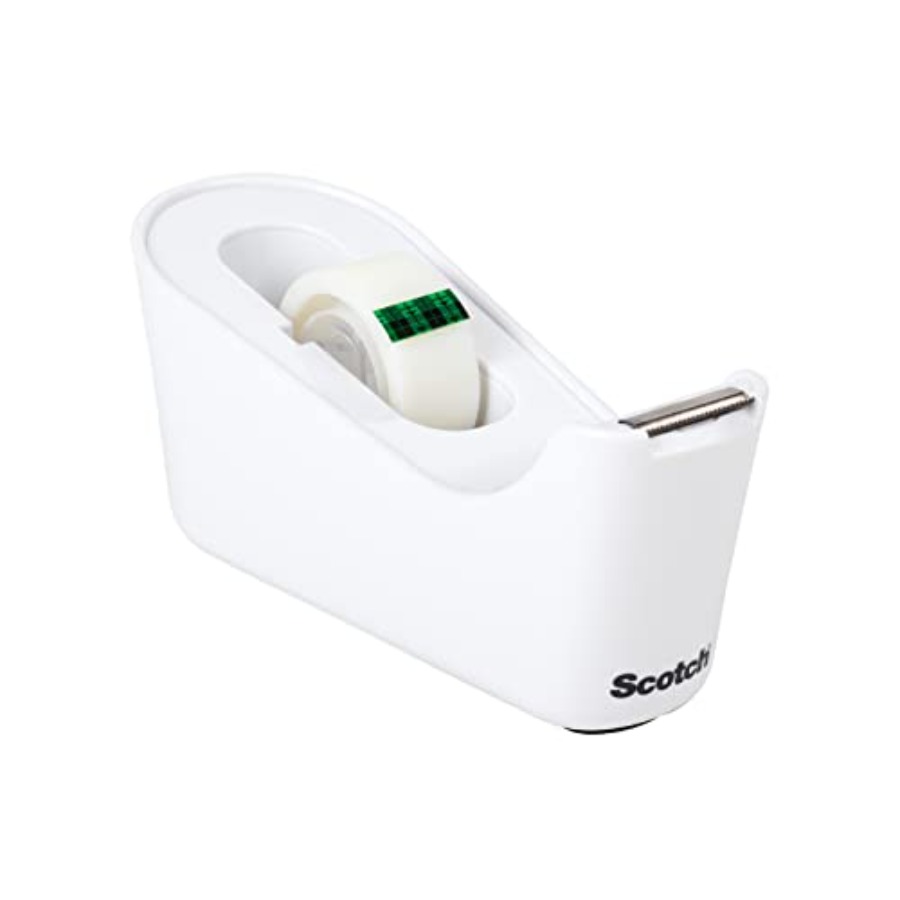 Desktop Tape Dispenser, White, - Tape Dispenser Weighted recensie en prijs