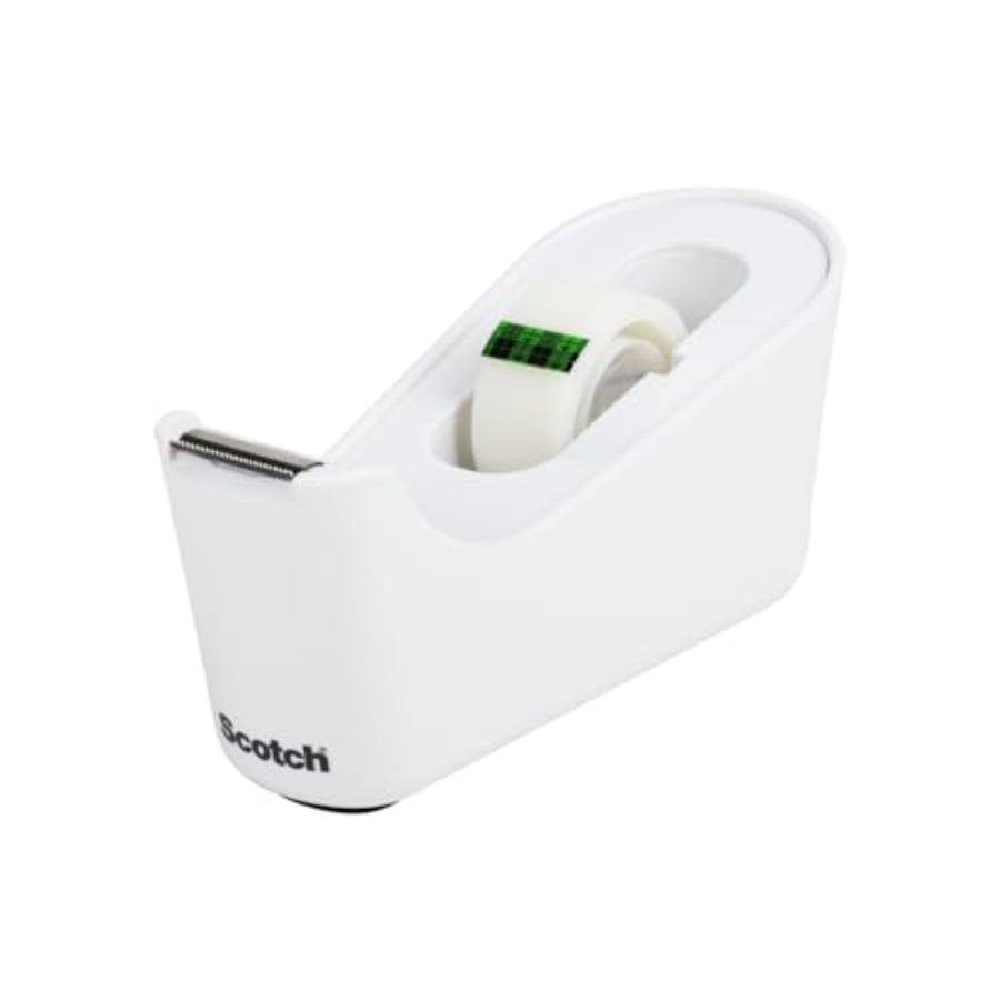 Desktop Tape Dispenser, White, - Tape Dispenser Weighted recensie en prijs