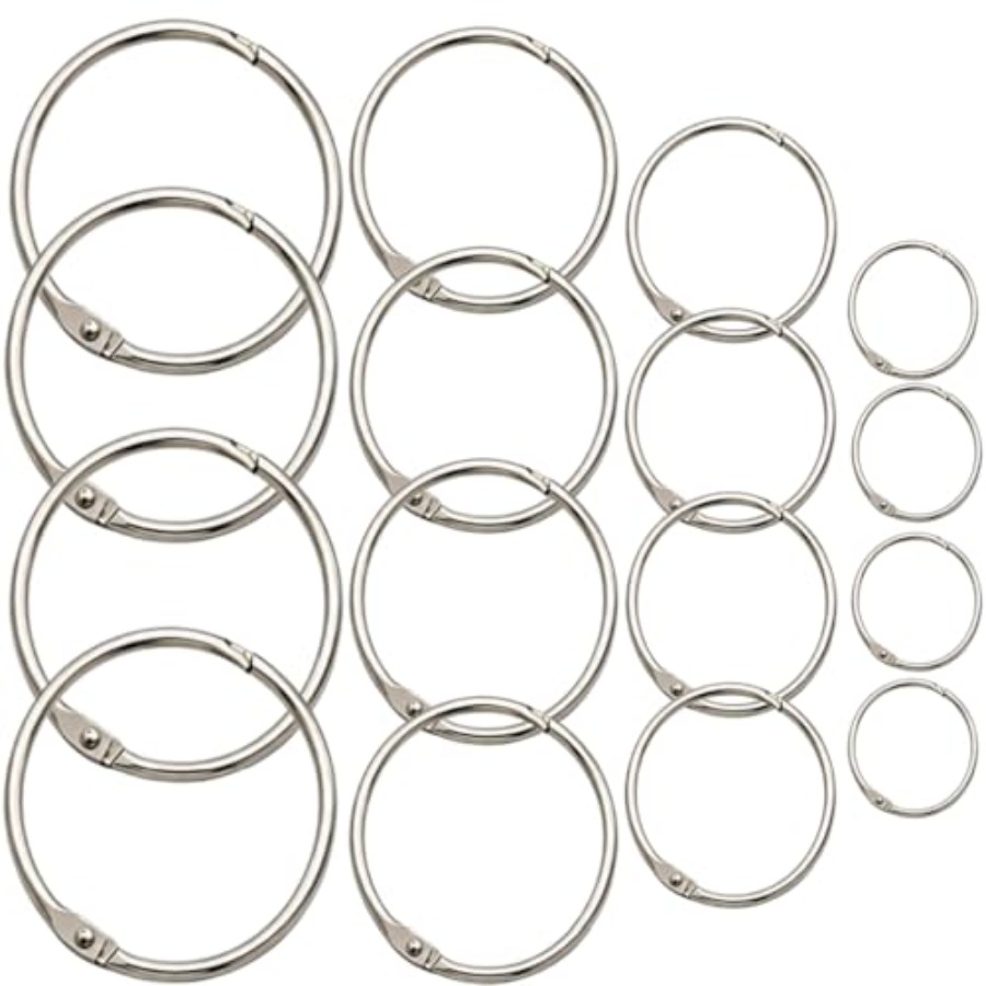 12 Pack Binder Rings, 1 2 3 4  - Card Index Box recensie en prijs