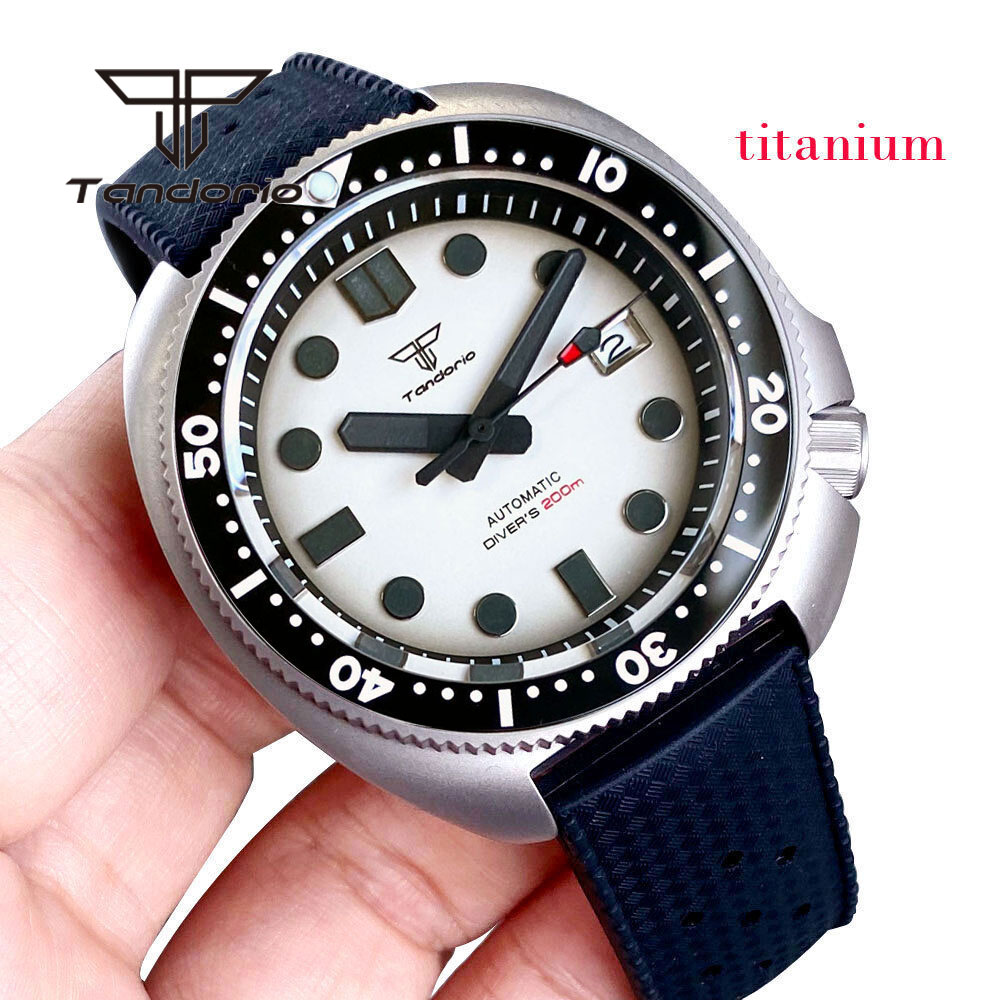 Tandorio Titanium NH35A 44mm 2 - Paper Weight Crystal recensie en prijs