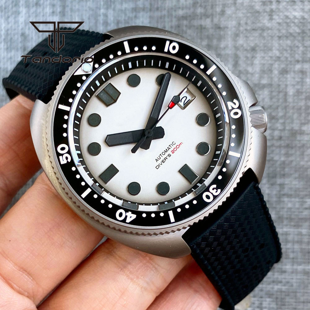 Tandorio Titanium NH35A 44mm 2 - Paper Weight Crystal recensie en prijs