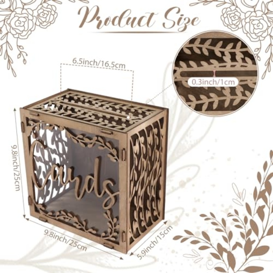 Wedding Card Box wit ow, wn Wo - Card Index Box recensie en prijs