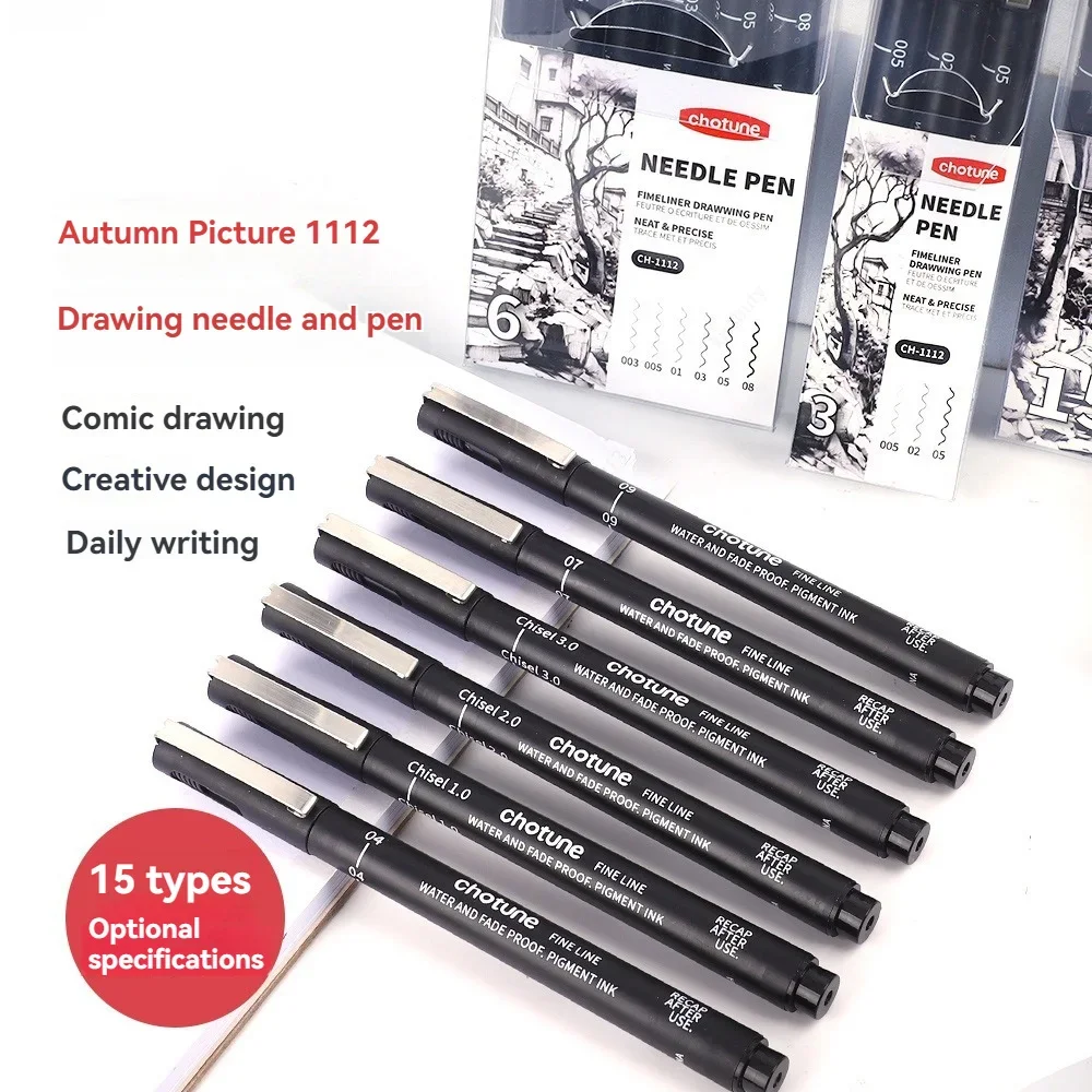 Black Micro Pens,15 Sizes,Wate - Archive Box Set recensie en prijs