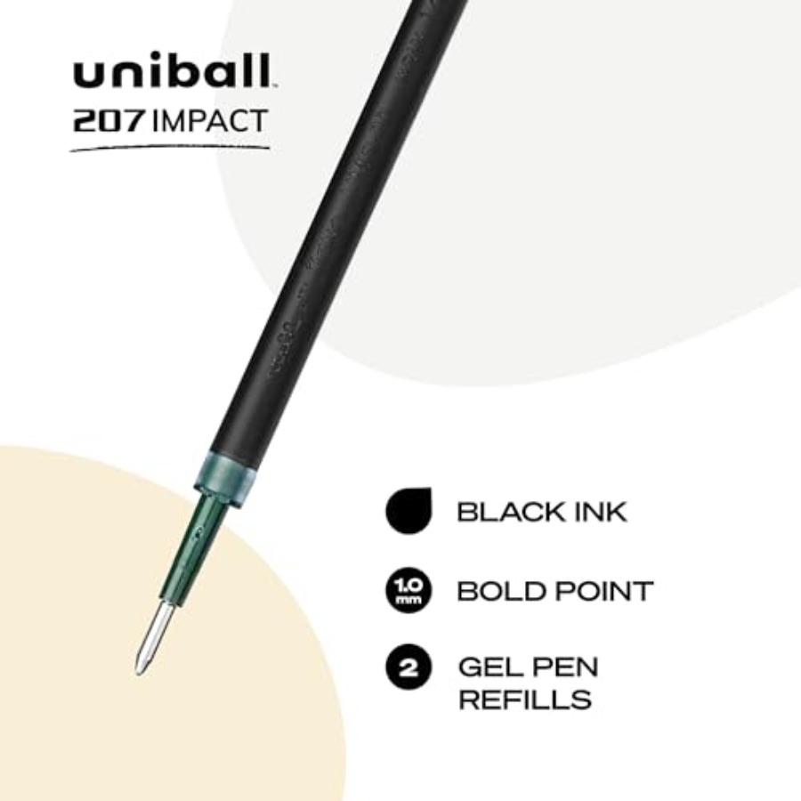 Uniball 207 Gel Pen Refills, B - Gel Refill Pack recensie en prijs
