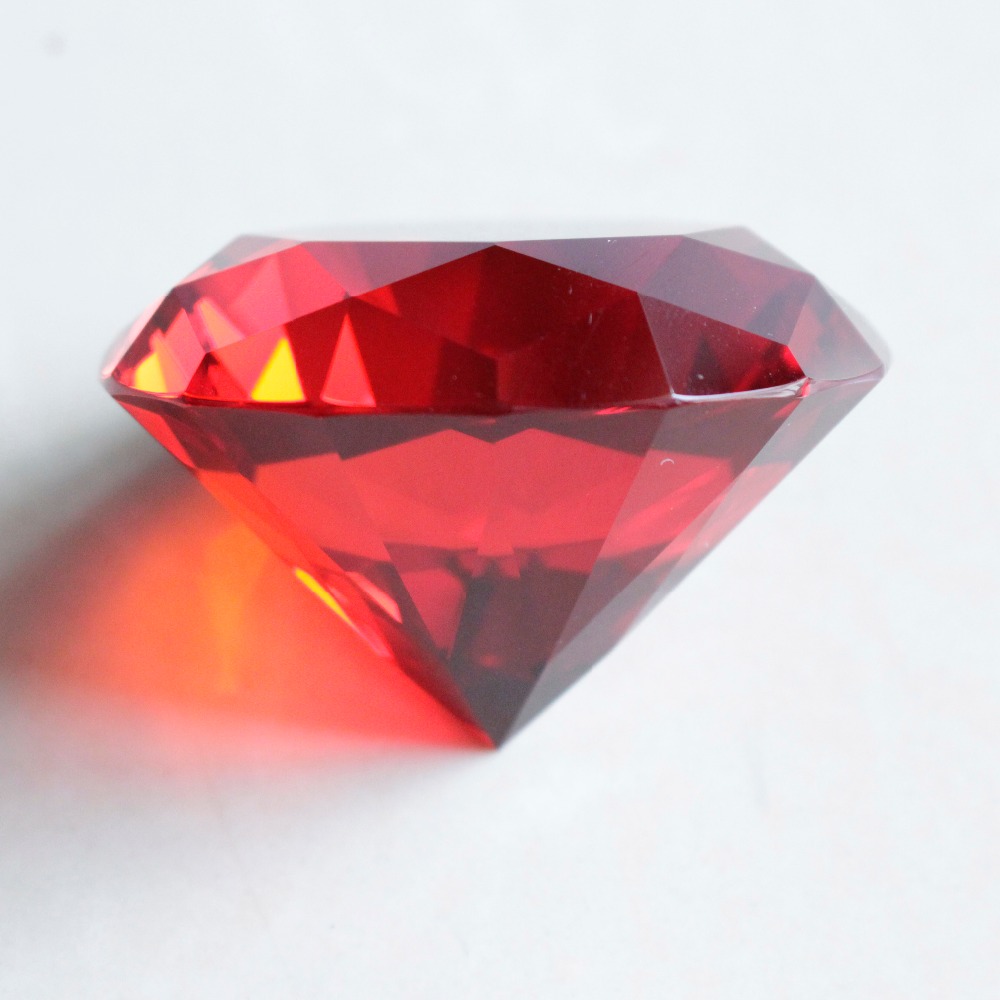 6cm Ruby Red Color Crystal Gla - Paper Weight Crystal recensie en prijs