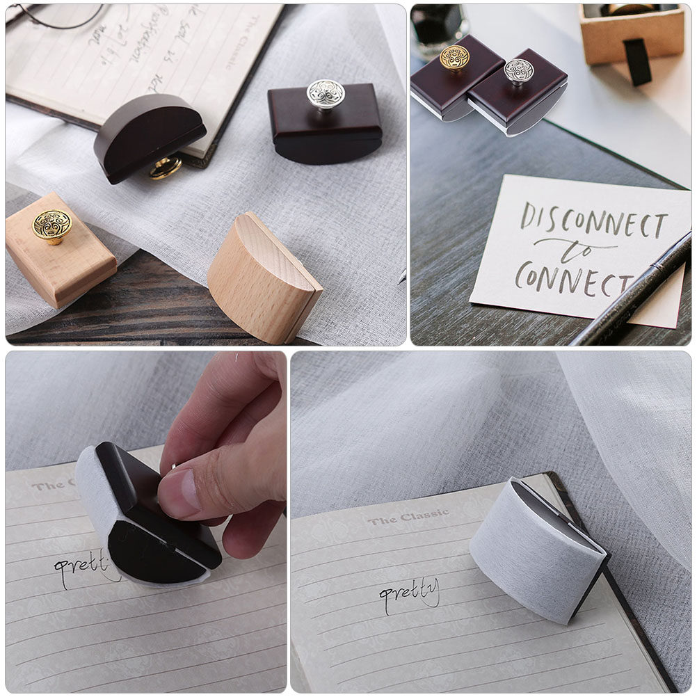 2Pcs Premium Wood Rocker Blott - Ink Blotter Paper recensie en prijs