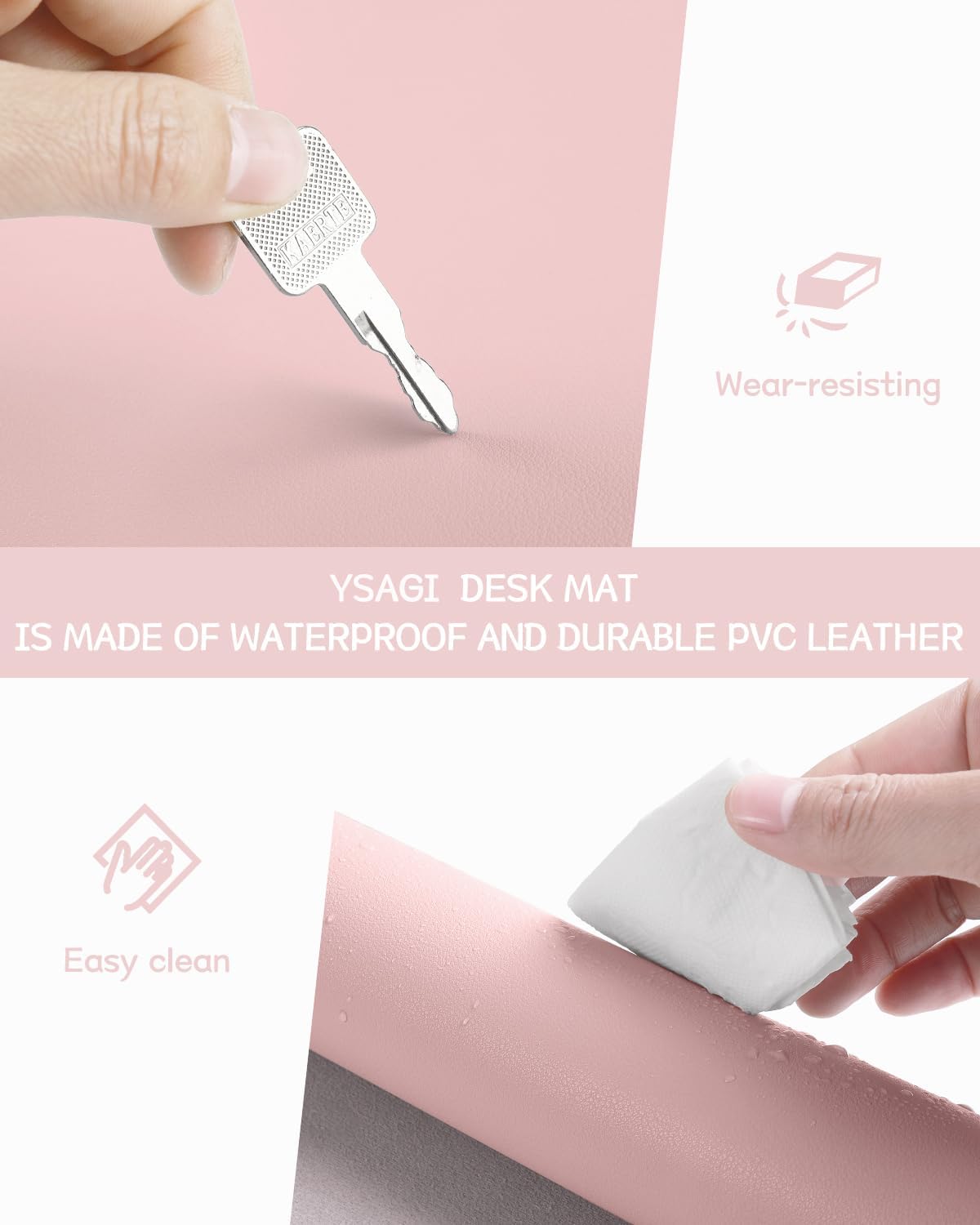 Non-Slip Leather Desk Pad, Wat - Leather Desk Pad recensie en prijs