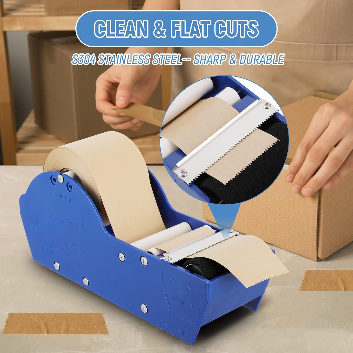 Water-Activated Tape Dispenser - Tape Dispenser Weighted recensie en prijs
