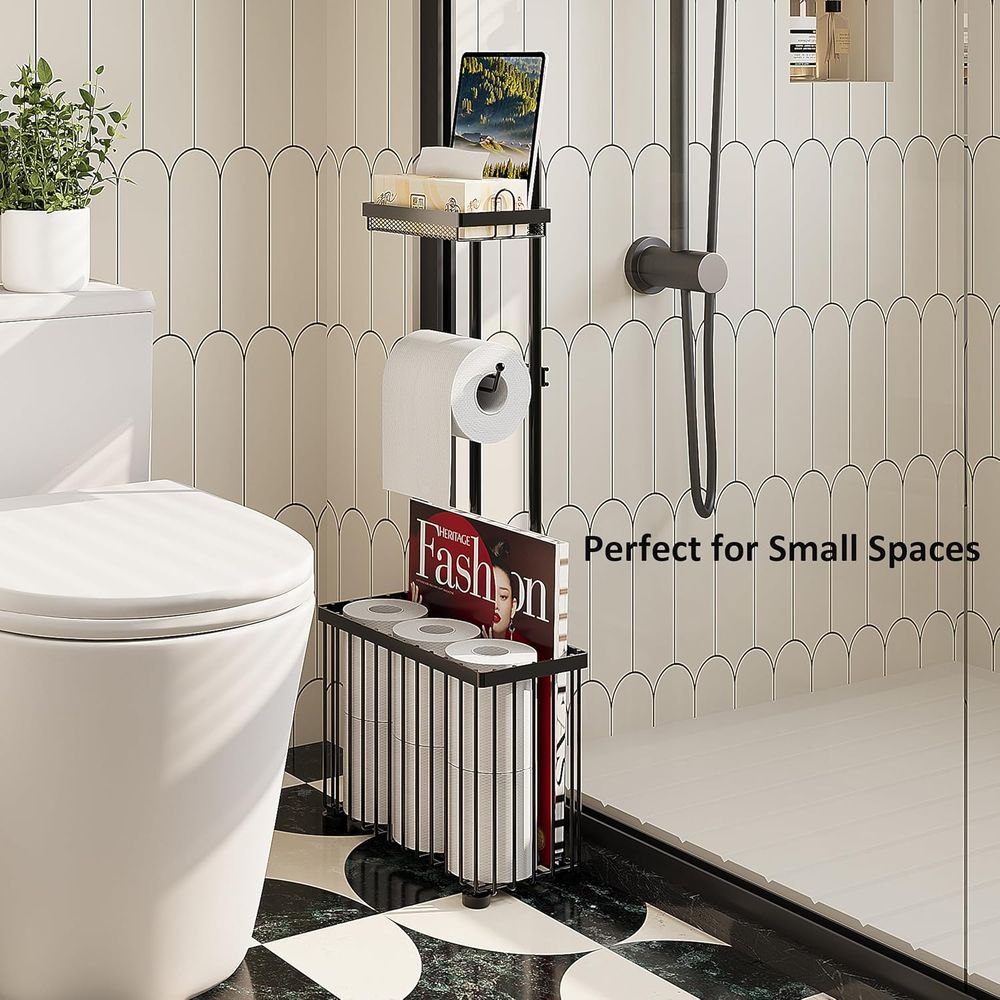 Toilet Paper Holder Tissue Rac - Magazine Holder Rack recensie en prijs