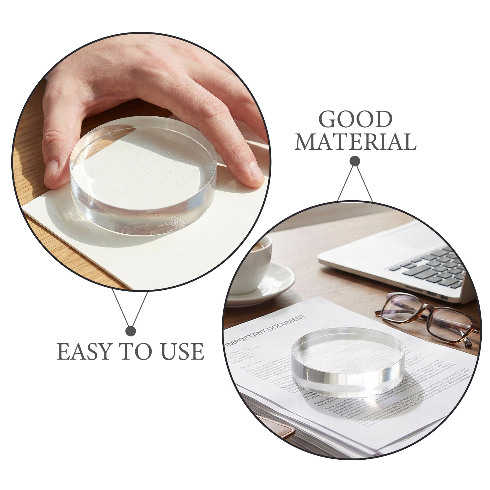 Round Crystal Paperweight 3.15 - Paper Weight Crystal recensie en prijs