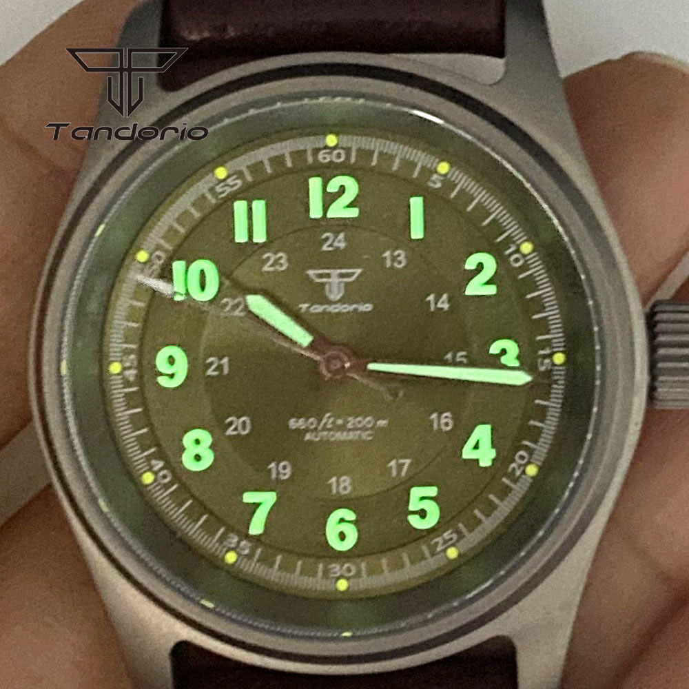 Tandorio 36mm Titanium Case Li - Paper Weight Crystal recensie en prijs