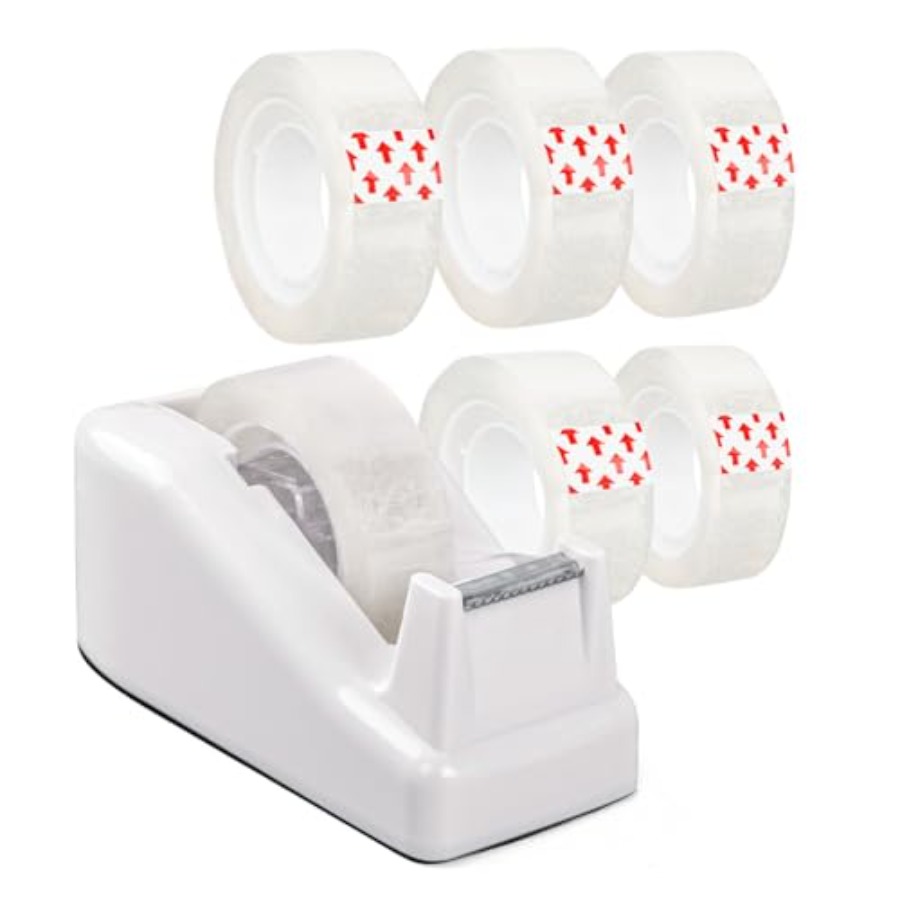 Desktop Tape Dispenser White w - Tape Dispenser Weighted recensie en prijs