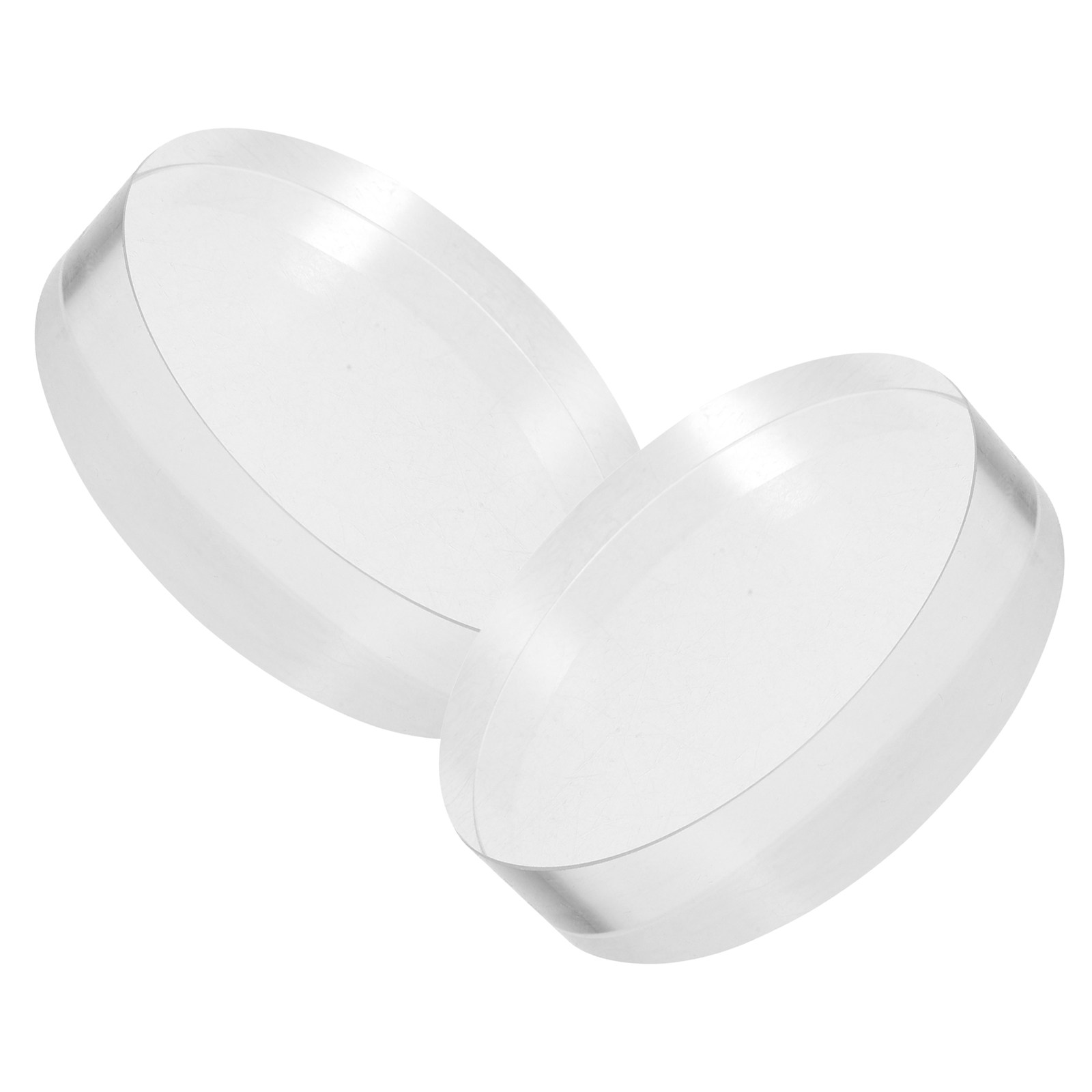2Pcs Clear Round Crystal Glass - Book Weight Glass recensie en prijs