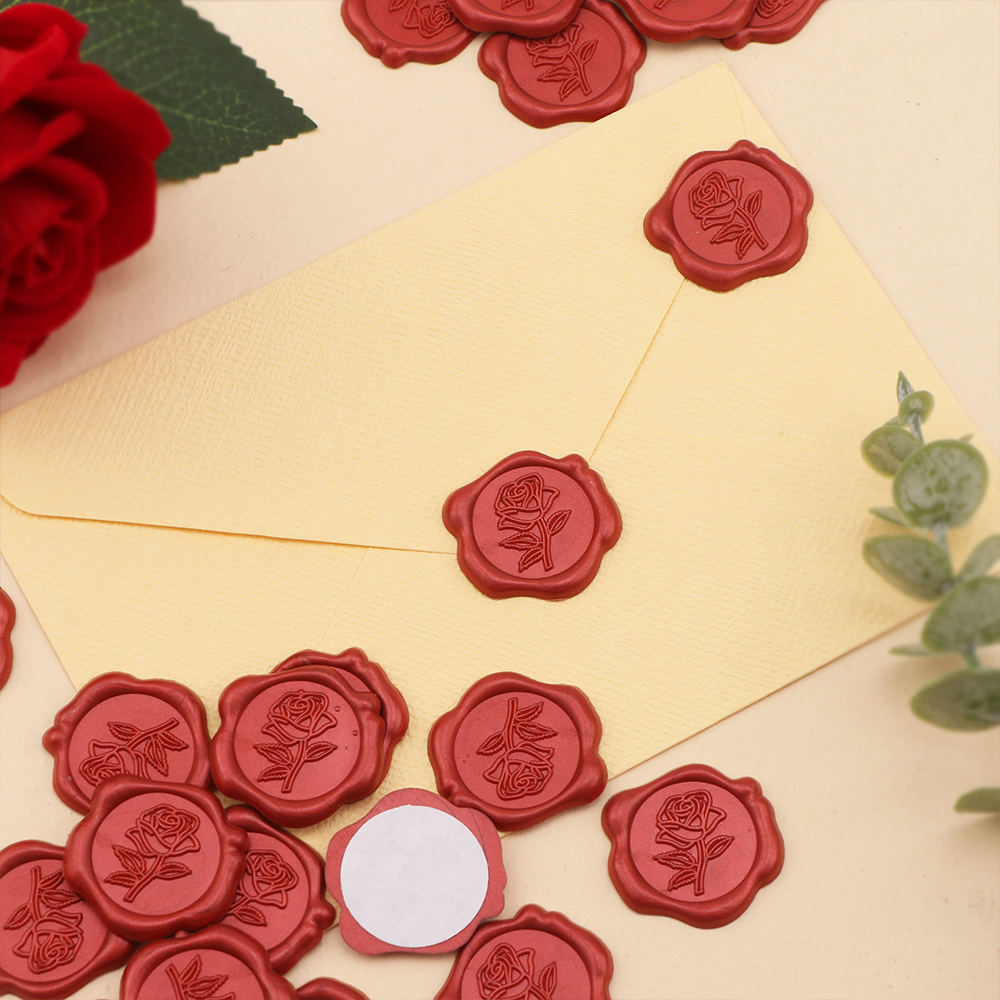 25pcs/set 3D Rose Flower Shape - Wax Seal Stamp Set recensie en prijs