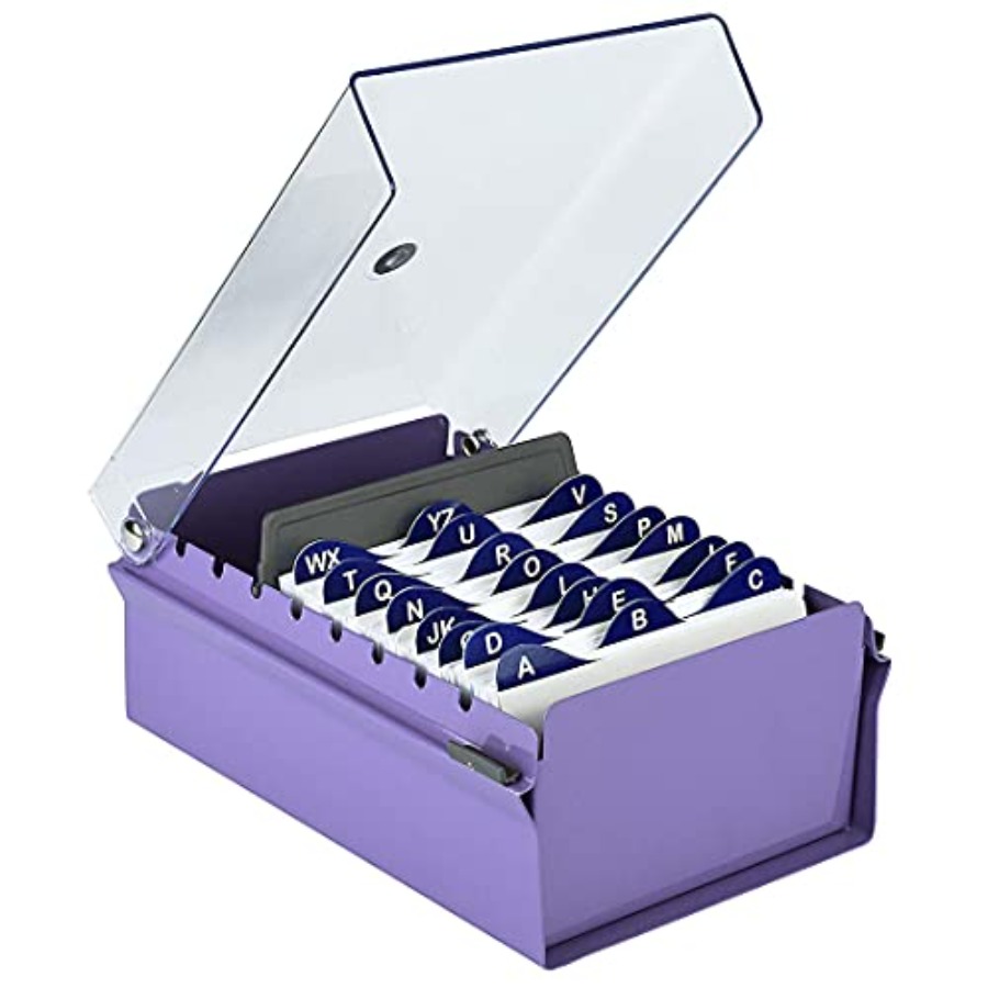 3 x 5 Card File Holder Organiz - Card Index Box recensie en prijs