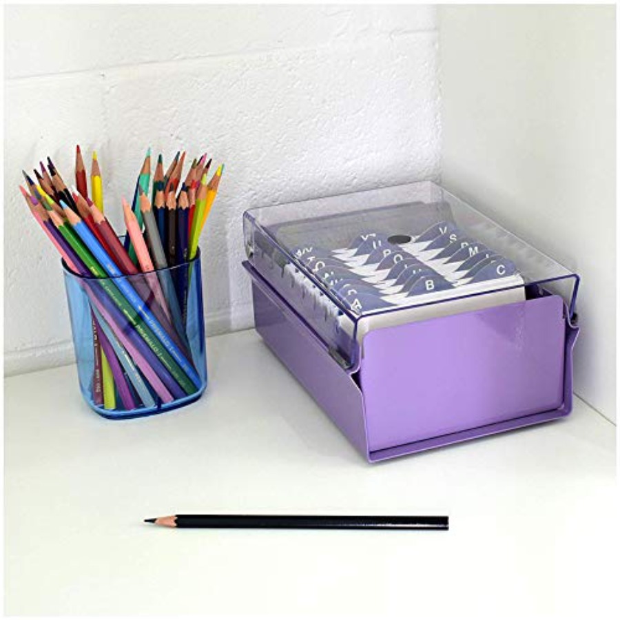 3 x 5 Card File Holder Organiz - Card Index Box recensie en prijs