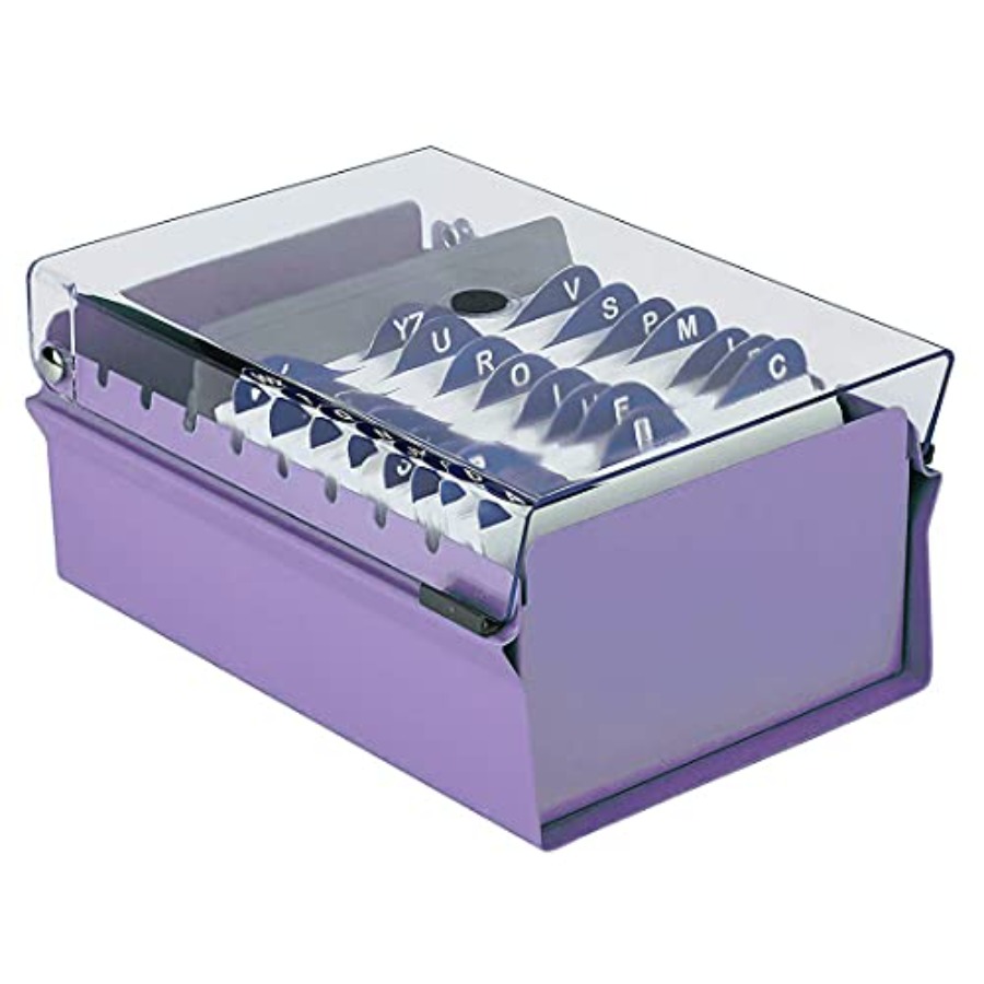 3 x 5 Card File Holder Organiz - Card Index Box recensie en prijs