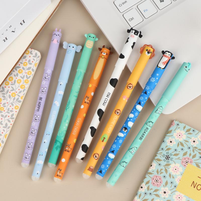 Erasable Gel Pen Set 8 Cartoon - Correction Pen Fine recensie en prijs