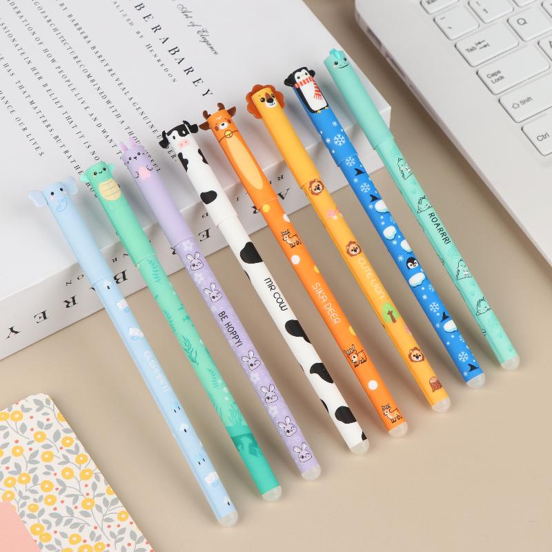 Erasable Gel Pen Set 8 Cartoon - Correction Pen Fine recensie en prijs